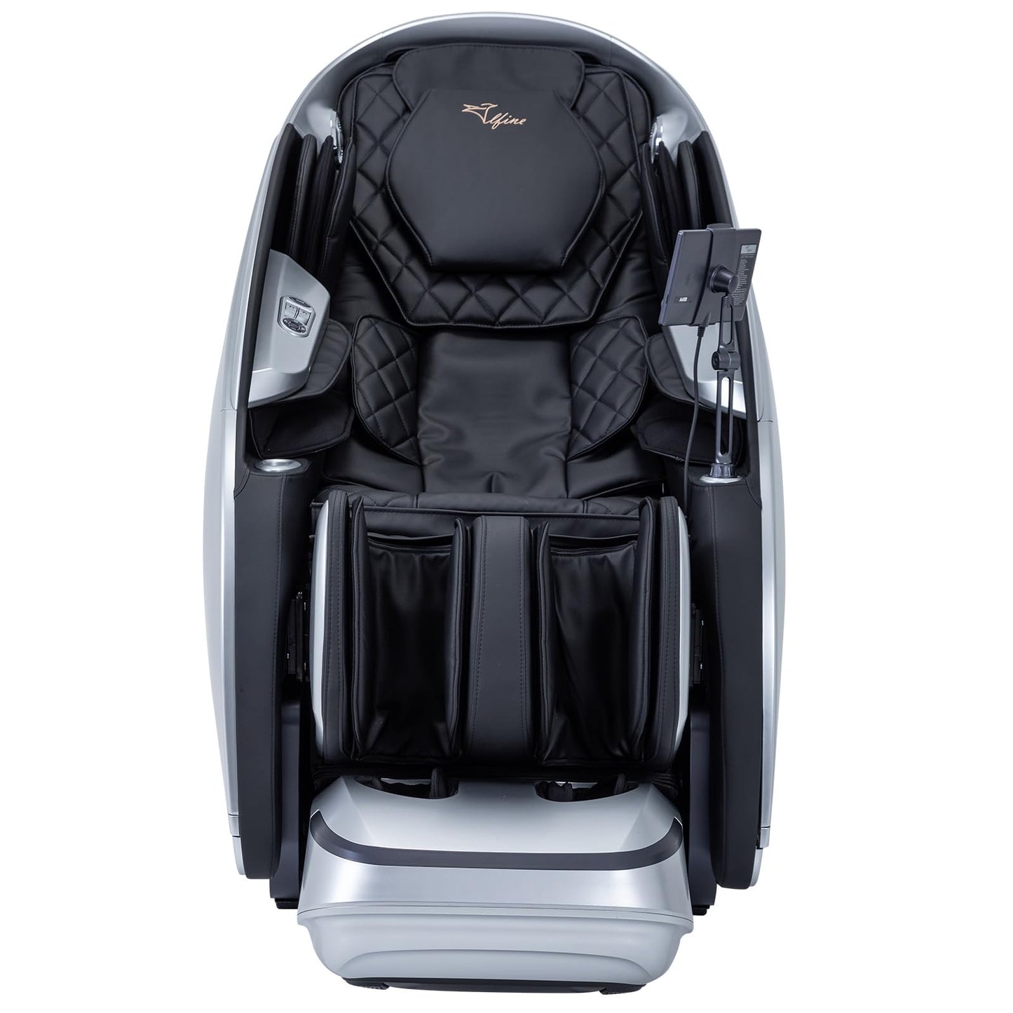 Alfine A688 Heaven Duet Massage Chair-4D & 3D Dual-Mechanism Zero Gravity Recliner with Yoga Stretch and Electric Automatic Footrest Extension-Full Body Relaxation (Beige)